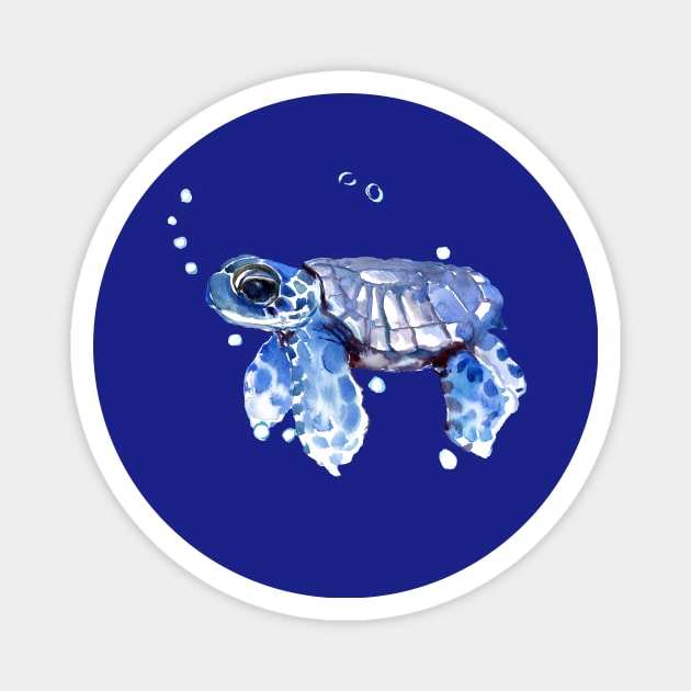 Baby Sea Turtle Magnet by surenart